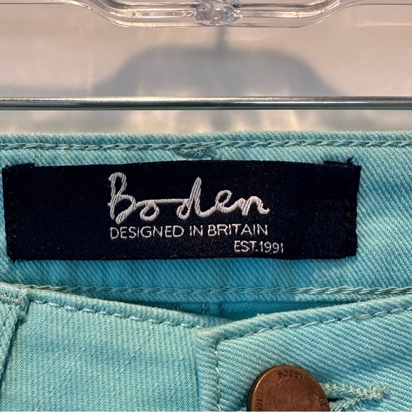 Boden Turquoise Cambridge Ankle Skimmer Pants Size US 6 - Picture 4 of 7